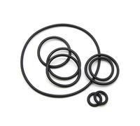 50pcs NBR O Ring Seal Gasket Thickness OD 3~80mm CS 1 2 3 4mm Oil Resistance Washer Round Shape Nitrile Butadiene Rubber Spacer(OD 10mm)