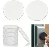 50pcs NFC Tags Ntag215 NFC Stickers with Adhesive Back | Blank Rewritable NFC Chip Round NFC Cards, 504 Bytes Memory NFC Tags Compatible with TagMo & NFC Enabled Mobile Devices