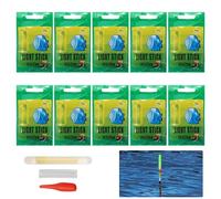 50pcs Night Fishing Glow Sticks - High Visibility Fishing Float Glow Sticks for Night Fishing 30m Visibility 10-12 Hours Glow Time Waterproof Night Fishing Bite Alarm, 4.5 X 37mm, Energy Class