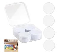 50pcs NTAG215 NFC Tags Stickers 215 25mm 1Inch Cards NFC Chip Rewritable Blank White Coins Card 504 Bytes Memory Compatible with Tagmo Amiibo Most NFC-Enabled Devices Storage Box Included