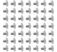 50pcs NVMe M.2 SSD Mounting Screws,Stainless Flat Phillips Head HDD M2 x 3mm Screw for Computer PC Laptop Case WLAN Card Cooling Fan I/O Board,M2*3mm Silver