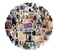 50pcs Our Flag Means Death Stickers Pack, Cartoon Cool TV Movie Waterproof Vinyl Decal for Laptop, Guitar, Notebook, Luggage, Skateboard