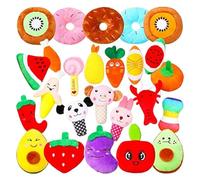 50PCS/Pack Dog Squeaky Toys Bulk, Plush for Small Medium, Cute Stuffed Pets