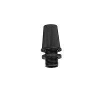 50pcs/Pack Pendant lamp Wire Lock Cable Plastic Cable Grips White Black Transparent Brown 007 lamp Accessories(Black)