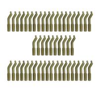 50Pcs/pack Soft AntiTangles Fishing Kickers Line Aligners Sleeves Set Lake Fishing Hook Sleeves Hair Rig Line Aligner Fishing Hook Kickers