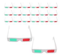 50pcs Paper 3d Glasses Classic Foldable Lens Free Design