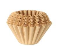 50PCS Paper Coffee Filter Cups Bowl Shape Origami Hand Brewed Drip Corrugated Disposable Cup for Pour Over Espresso(Brown 50PCS)