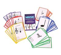 50Pcs Piano Notes Flashcards, Double-Sided Piano Note Flash Cards, Study Aid for Beginners and Professionals, Include Staff, Notation Pitch/Syllable Names, Keyboard Position, Clefs and More