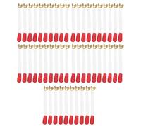 50Pcs Piano Rope Tuning Repair Parts, Piano Tuning Rope with Metal Buckle and Leather Climbing Tool, Non - Deformable Replacement for Hammer Reset, Musical Instrument Accessories f (White)