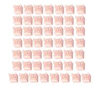 50Pcs Pink Butterflys Favor Boxes, 2.4x2.4x2.2in 3D Folding Tiny Cute Candy Organizers Small Gifts Box Bulk Supplies for Party Wedding Birthday Decoration