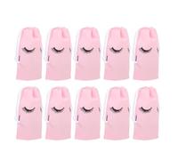 50pcs Pink Eva Drawstring Cosmetic Bag for Travel and Outdoor Use