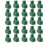 50pcs Pitch Right Angle Pcb Terminal Block Connectors Green Screw Wire Connectors for Electrical Wiring and Install Terminal Strips for Machinery and Automation Equipment