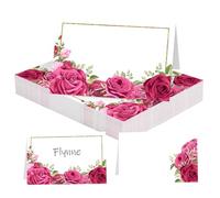 50pcs Place Cards Wedding Decorations 11 x 8,4cm Name Cards for Table Setting Seat Card Personalised Birthday Baptism Paper Tented Christmas Party