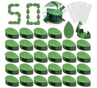 50pcs Plant Clips for Climbing Plants,Green Vine Clip,Plant Climbing Fixture Clips, Plant Wall Clips Indoor Plant Fixture Clips for Climbing Plants,Green Invisible Plant Clips