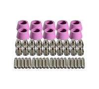 50pcs Plasma Cutter Torch Consumables Electrode Nozzles Cups Kit For -60 Sg-55 Wsd-60 Fit Cut-60 Lg