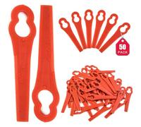 50PCS Plastic Blades Replacement for for Stihl Polycut 2-2 3-2 FSA 45 FSA 57 40080071000 Lawnmower Trimmer Grass Cutter Tools Garden Lawn Mower Trimmer Blade