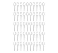 50Pcs Plastic Grass Trimmer Blades For Bosch Alm 28 30 Lawn Mower Replacement Parts