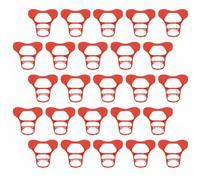 50pcs Plastic Muscovy Glasses Anti Pecking Goose Eye Glasses