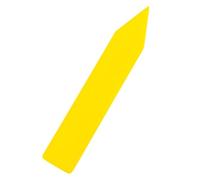 50Pcs Plastic Plant Labels and Markers, Multi-Colour, 5x1cm, Waterproof, Reusable, for Herbs, Seeds, Flowers and Potted Plants (Yellow)