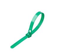 50pcs Plastic Reusable Cable Zip Ties 8 * 200/250/300/450 Releasable Nylon Adjust Loose Detachable Bundle Cable Management(Green,8x200mm)