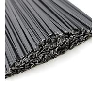 50Pcs Plastic Welding Rods Car Bumper Repair PP Electrodes for Welder Gun Sticks Kit Hand Tools for Hot Air Wires Sticks(50pcs White)(50pcs Pp Rods Black)