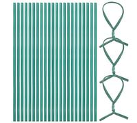 50pcs Plastic Wire Ties for Cables and Plant Stems Reusable | Quick Bag Closing, Classroom Organization, Camping Gear Bundling, Home Organisers, Event Planners