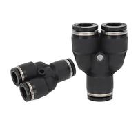 50PCS Pneumatic Fittings INCH PY5/32 1/8 1/4 3/16 3/8 5/16 1/2 Air Piping Y Adapters One Touch Quick Release Fitting Connector(PY 5I32 (50PCS))