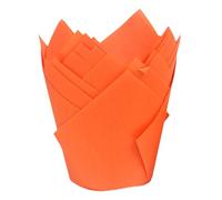50pcs Polished Tulip Muffin Case Grease Proof Cupcake Liners for Baking Christmas Wedding Birthday Party