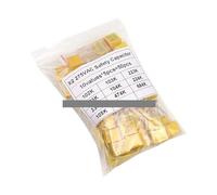 50pcs Polypropylene Film X2 Capacitor Assorted Kit 275VAC 10Values*5pcs 1NF - 1UF MQXFCZUX
