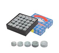 50Pcs Pool Cue Tips,Leather Billiard Cue Stick Tip Enhanced Ball Control Replacement Tool for Daily Use Training Billiard Enthusiasts(10mm)
