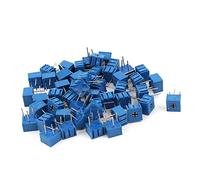 50Pcs Potentiometer Fixed Resistors Trimmer Variable Resistor 3362P-201 Single Resistors 200 Ohm AMNzOgOdL