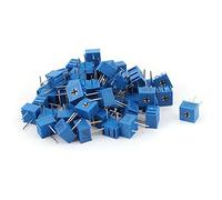 50Pcs Potentiometer Fixed Resistors Trimmer Variable Resistor 3362P-202 Single Resistors 2K Ohm Specialised accessories
