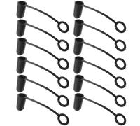 50pcs Pourer Cover Black Rubber Spout Cap for Vinegar Bottles | Travel Friendly Sealing, Spill Reduction, Protects Aroma and Evaporation, Sleek Professional Look for Kitchens