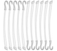 50pcs Practical Flowerpot Hook Plastic Reusable White for Window Sill | Wall Hanging Plant Pots Outdoor, Hanging Flower Pot, Compact Flowerpot Hook, Bedroom Use