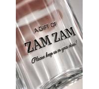 50Pcs Premium Zam Zam Transfer Decal for Glass Bottles - Transparent Background Rub-On Style Transfer - 4cm x 2cm Luxury Clear Bottle Decal | Islamic Gift Favour Umrah Hajj Eid Mubarak