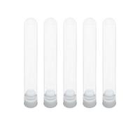 50PCS Professional Centrifuge Tubes Kit with Leak-Proof Caps Clear Lab Test Container Tubes for School Labs Metal Fold Back Clips Paper Clamps Spring Clamps Binder