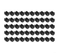 50pcs PV Cable Clamps for Solar Panels - Black Plastic Wire Clips Compatible with 6.0-6.5mm Cables and 1.0-3.2mm Frame Thickness, for