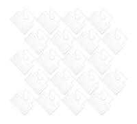 50pcs PVC Rearview Mirror Hanging Card Holder for Vehicle Passes | Ultra-thin Horizontal Sleeve, Rounded Burr-free Edges, Universal Fit for Badges and Parking Permits