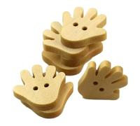 50PCS Rabbit Wood Buttons Sewing Scrapbooking Clothing Headwear Handmade Crafts Home Decor Accessories DIY Wooden Button for Sewing, Crafting(Nickel)