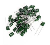 50Pcs Radial Passive Components Leads Polyester Film Capacitors Green 2A223J 100V Capacitors 22nF 5% Component
