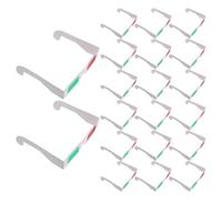 50pcs Red Green 3d Paper Glasses for Classroom Viewing