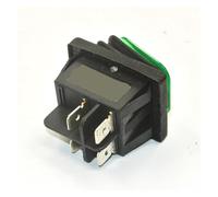 50PCs RED GREEN ON/OFF rocker switch KCD4 4 pin ON - OFF power switch with 220V light(Green)