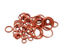 50Pcs Red VMQ Silicone O Ring 3mm CS Waterproof Washer(OD 70mm)