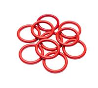 50pcs Red VMQ Silicone O-Ring Gasket CS 1mm OD 3.5 4 4.5 5.5 6.5 7.5 8.5 9.5mm Food Grade Silicon O-Ring Gasket Rubber o-ring(OD 11.5mm CS 1mm)