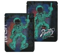 50PCS Resealable Cali Packs Foil Lined Mylar Bags Airtight Ziplock Storage Pouches, Smell Resistant, 3.5g Capacity, Food or Craft Use For Food Fresh, Candy, Sandwich Storage (Blue In Moon)