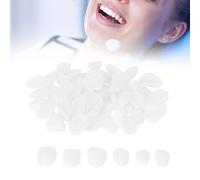 50pcs Resin Temporary Dental Crown Veneers Kit - Natural-Look Tooth Repair, Safe & Non-Toxic