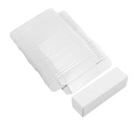 50pcs Reusable Lip Gloss Box for Handmade Enthusiasts Rectangle Paper | White Packaging, Protects Lip Balm and Essential Oils, Easy Open and Close, Daily Use
