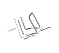 50pcs Reusable Zinc Alloy Sunshade Fabric Clamp | Quick Installation, Silver Finish, Outdoor Activities and Agriculture Fields, DIY Shade Installers