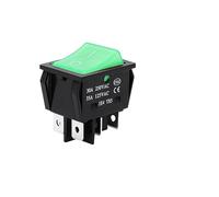 50PCS,Rocker Power Button Switches,High Current,ON/OFF,Special for Eelding Machine,KCD4,Sterling Silver Point,30/35A 250/125V AC IDGTTLDF(2position 6PIN Green,30A)