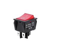 50PCS,Rocker Power Button Switches,High Current,ON/OFF,Special for Eelding Machine,KCD4,Sterling Silver Point,30/35A 250/125V AC IDGTTLDF(2position 4PIN Red,30A)